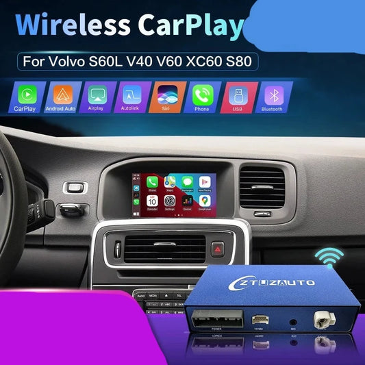Volvo V40 V60 XC60 S60 S80L dal 2015  Wireless Carplay  Android Auto Ｍodule Mirror Link Display , Camera AUTMVVXSL