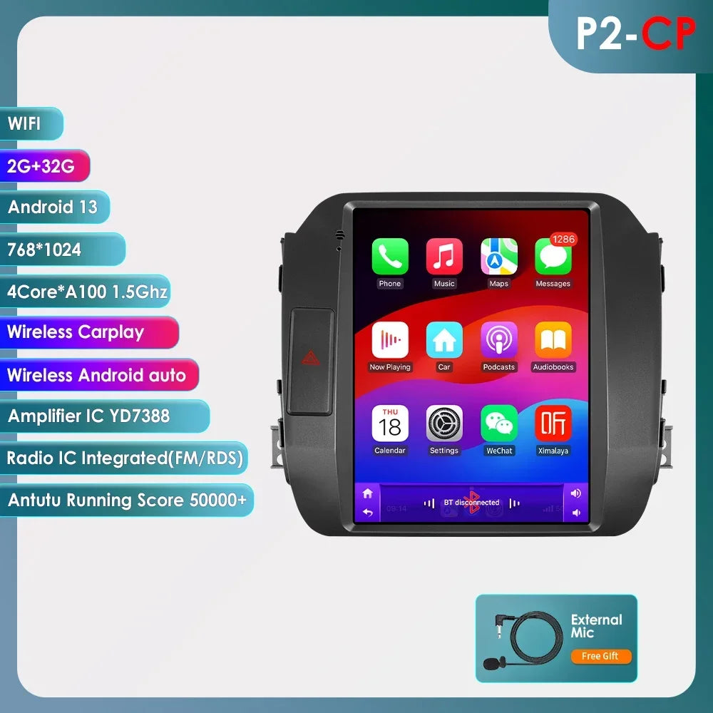 KIA Sportage 3 2010-2016 9,7" Android 14 Carplay Android auto wireless wifi bt gps 4g  AUTMI8LU