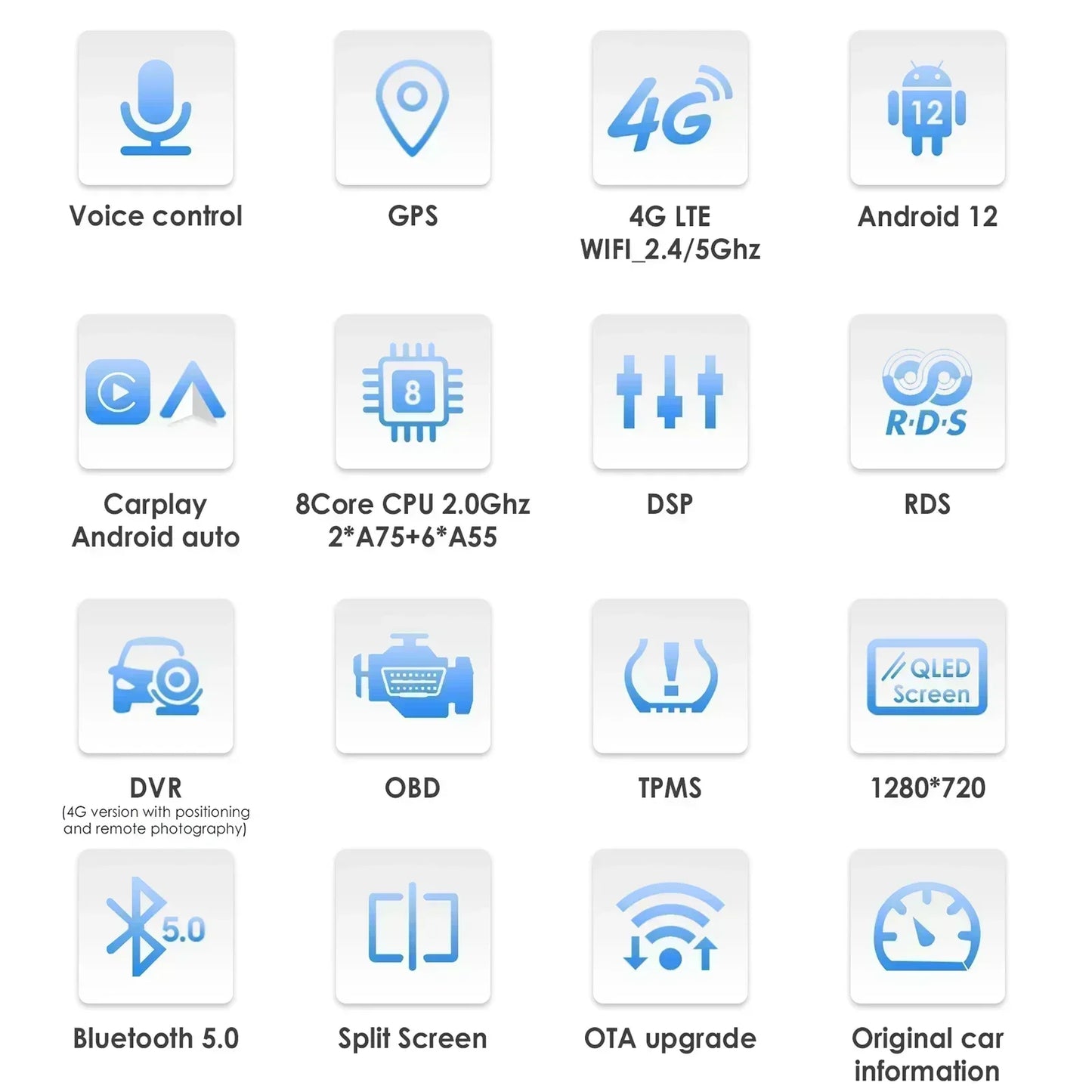 Peugeot 206 206CC 206SW 2000-2008 9" Android 14 Carplay Android auto wireless wifi bt gps 4g  AUTM9GQB