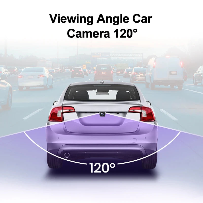 Telecamera di parcheggio retromarcia grandangolare impermeabile da 120° Risoluzione HD  AUTMCAM01