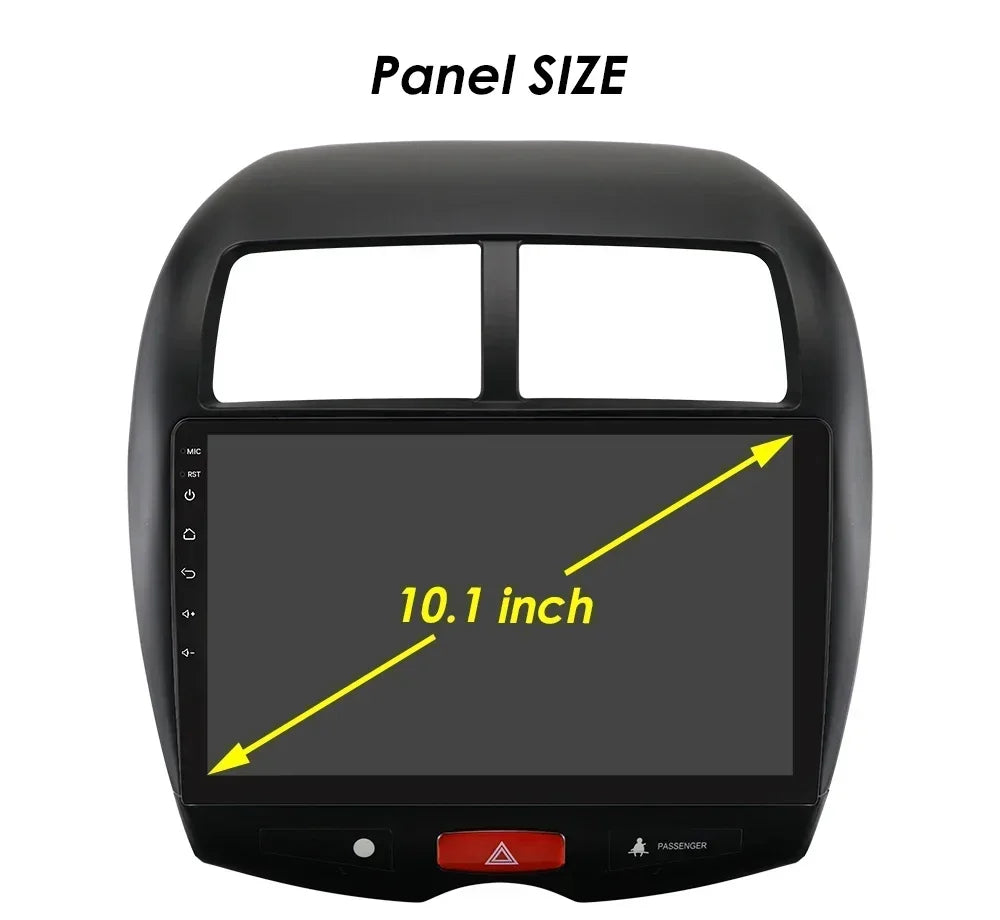 Mitsubishi ASX 1 2010 - 2018/ Citroen C4 aircross 9"Android 14 Carplay Android auto wireless wifi bt gps 4g RDS AUTMMTBSX