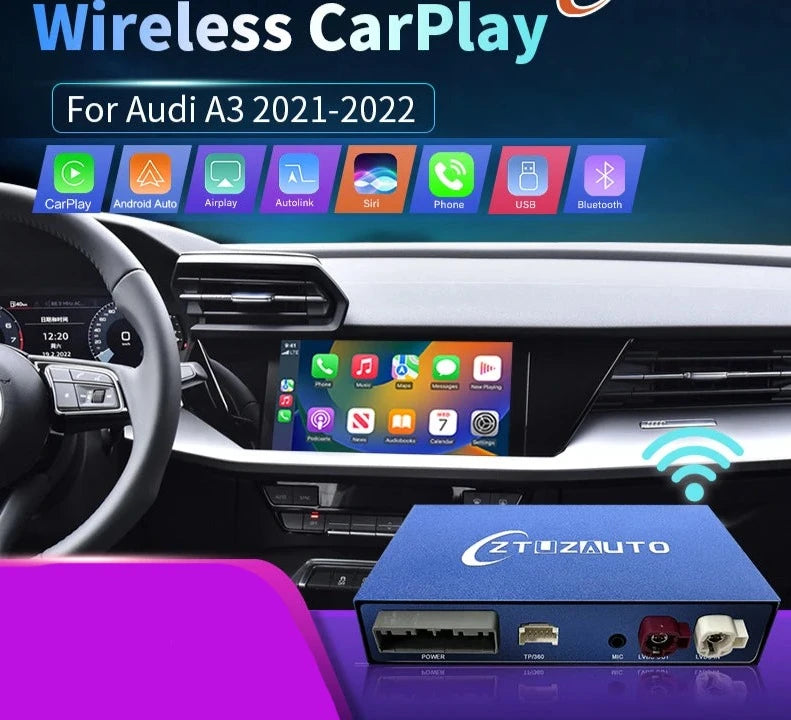 Audi A3 MIB3 2021-2022 Wireless Apple CarPlay  Android Auto Mirror Navigation AUTMADA3MIB3