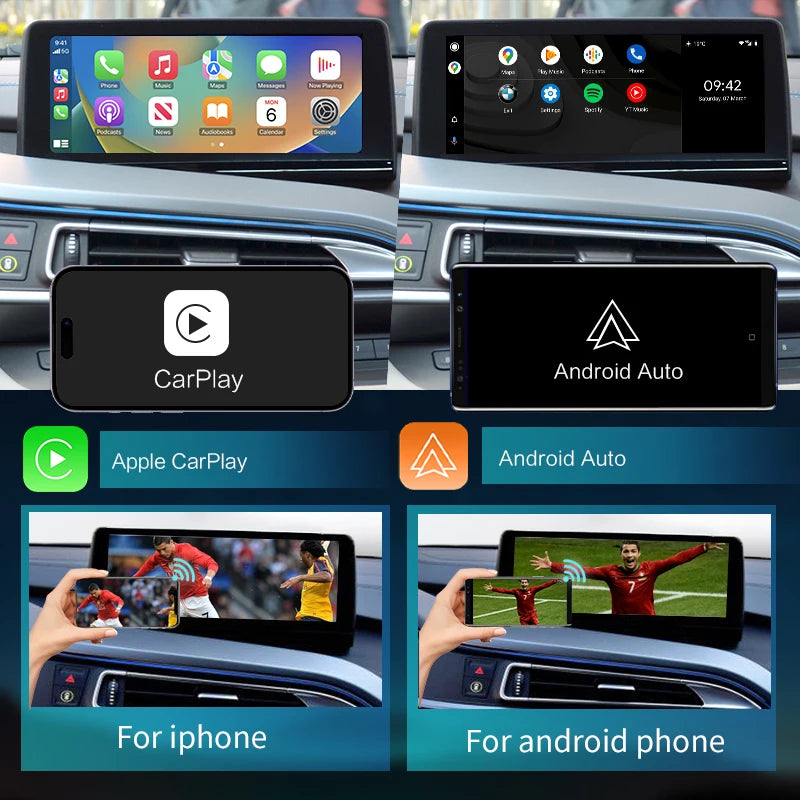 BMW i8 I12 NBT/EVO 2014-2020 Wireless CarPlay  Android Auto Mirror Link AirPlay  Car Play Navigation AUTMBMWI8