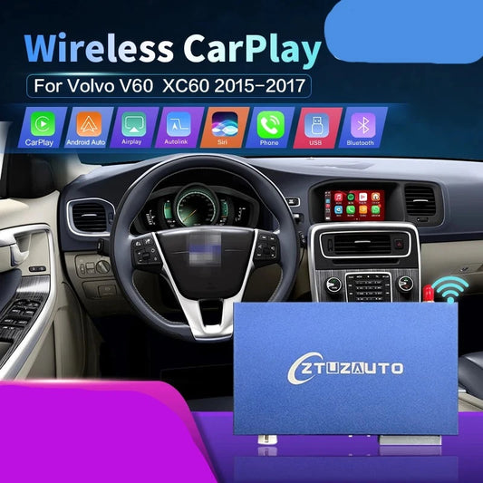 XC60 V60 2014-2017 7" schermo LCD , Wireless CarPlay    Android Auto  Mirror Link AirPlay gps AUTMVVXCV