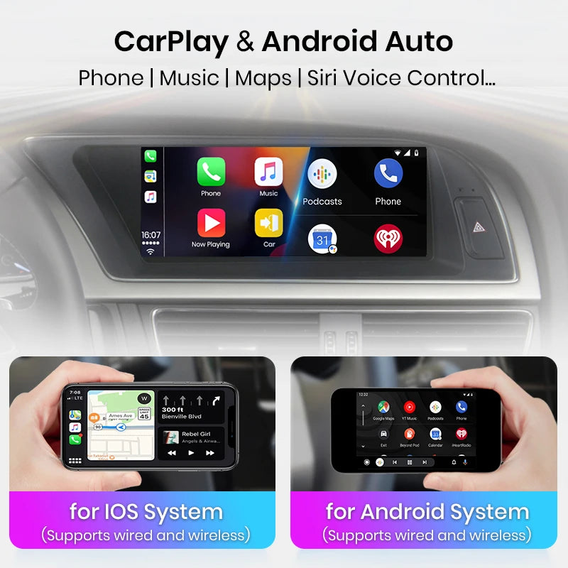 Audi A5 2009-2016 8,8" Wireless CarPlay Car Radio Multimedia   4G DSP Andorid Auto Navigation Player AUTMAADSC
