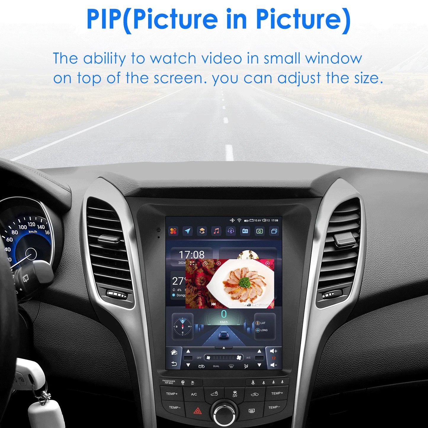 Hyundai I30 GD Elantra GT 2011 - 2017 9,7" Android 14 Carplay Android auto wireless wifi bt gps 4g  AUTM26P7
