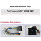 Peugeot 407 SW 2004 - 2011 9,7" Android 14 Carplay Android auto wireless wifi bt gps 4g AUTMQDUN