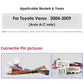 Toyota Verso 2004-2009 9,7" Android 14 Carplay Android auto wireless wifi bt gps 4g   AUTMA88T
