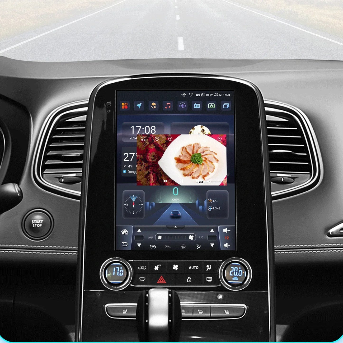 Renault Scenic 2013 - 2024 9,7" Android 14 Carplay Android auto wireless wifi bt gps 4g  AUTMXM05