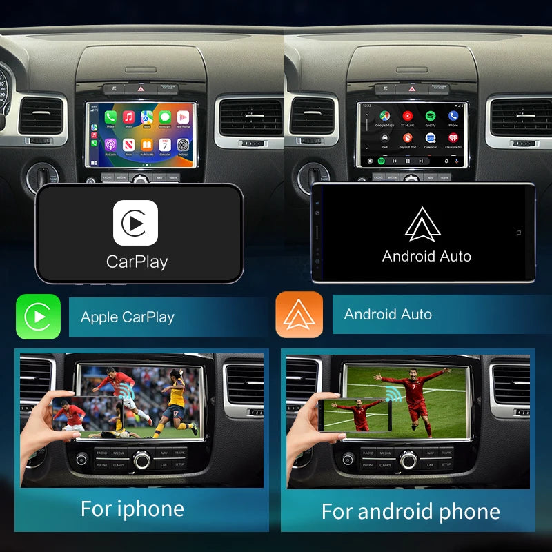 VW Volkswagen Touareg RNS850 2011-2015 Wireless Carplay  Android Auto  Mirror Link AirPlay AUTMVLKTGRN