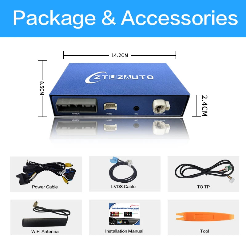 Volvo V40 V60 XC60 S60 S80L dal 2015  Wireless Carplay  Android Auto Ｍodule Mirror Link Display , Camera AUTMVVXSL