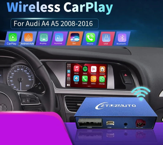A4 A5 B8 2008-2016 Wireless Apple CarPlay Android Auto  Mirror Link AirPlay  Navi AUTMADA4A5B8