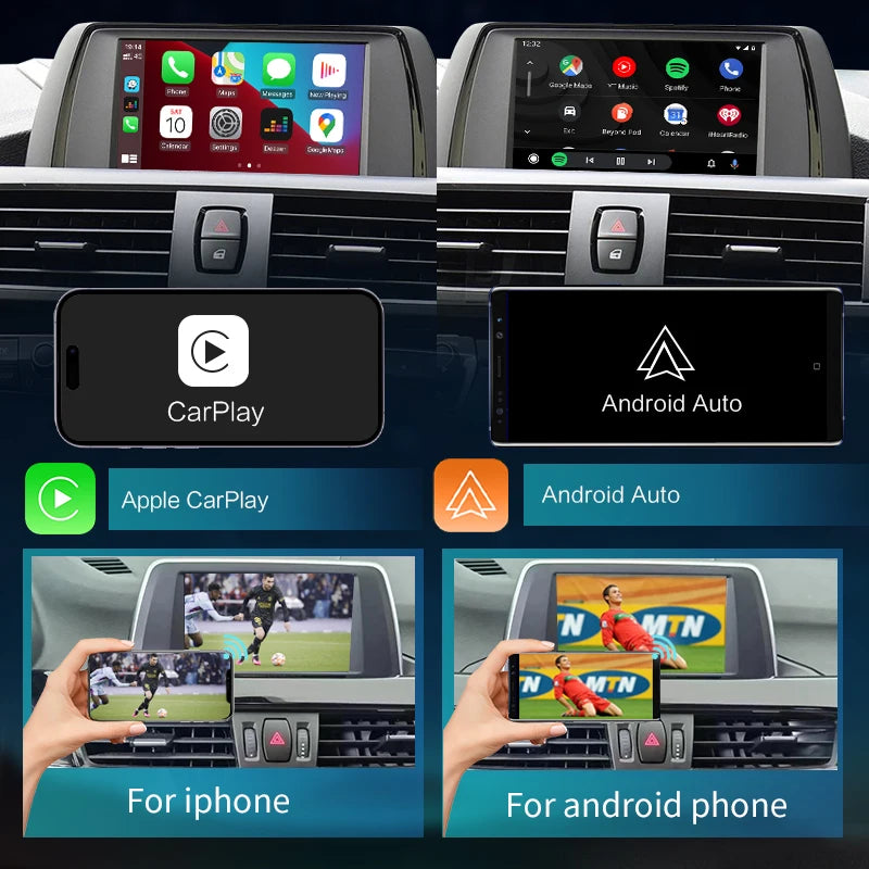 BMW Series 1 2 F20 F21 F22 F23 F45 2012-2020 Wireless CarPlay Android auto  Mirror Link AirPlay Autolink gps AUTMBMW1F2