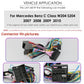 Mercedes Benz C-Class W204 S204 2007 - 2010 9" Android 14 Carplay Android auto wireless wifi bt gps 4g AUTMJ8L7