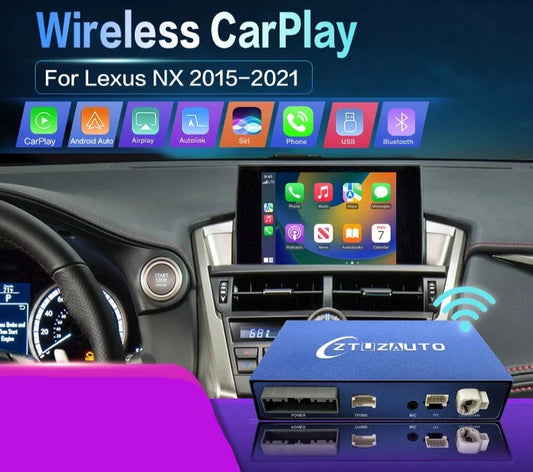 Lexus NX 2015-2021 Wireless CarPlay   Android Auto Mirror Link AirPlay  Navigation Maps USB AUTMLXSNX