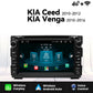 Kia Ceed 2010 -2012 Venga Android 7" Android 14 Carplay Android auto wireless wifi bt gps 4g AUTM9N0X