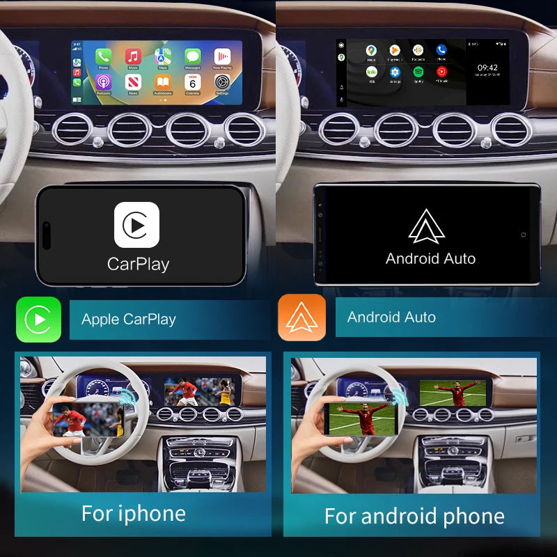 Mercedes Benz E / C Class W207 W213 W205 Wireless CarPlay  Android Auto Mirror Link AirPlay GPS AUTMMMBECW
