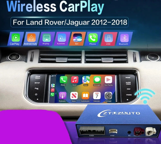 Land Rover/Jaguar/Range Rover/Evoque/Discovery  Apple Wireless Carplay Android Auto  Box Multimedia USB Navigation DSP AUTMLJRED