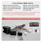 BMW E46 M3 Rover 75 Coupe 318/320/325/330/335 7" Android 14 Carplay Android auto wireless wifi bt gps 4g AUTMV3CK