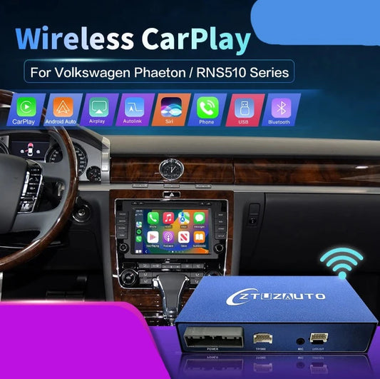 Volkswagen Magotan Tiguan Passat RNS510 Series / Phaeton Wireless Apple CarPlay   Android Auto Mirror Link   AUTMMTPPH