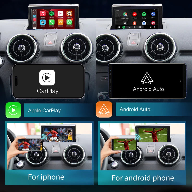 Audi  A1 2011-2018 Wireless Apple CarPlay Android Auto Mirror Link AirPlay Navigation AUTMAUDA18