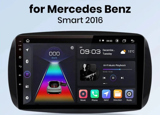 Mercedes Benz Smart dal 2016 V1 AI Voice Wireless CarPlay Android Auto Radio RDS WIFI GPS BT  Car Multimedia autoradio AUTMMMSFW