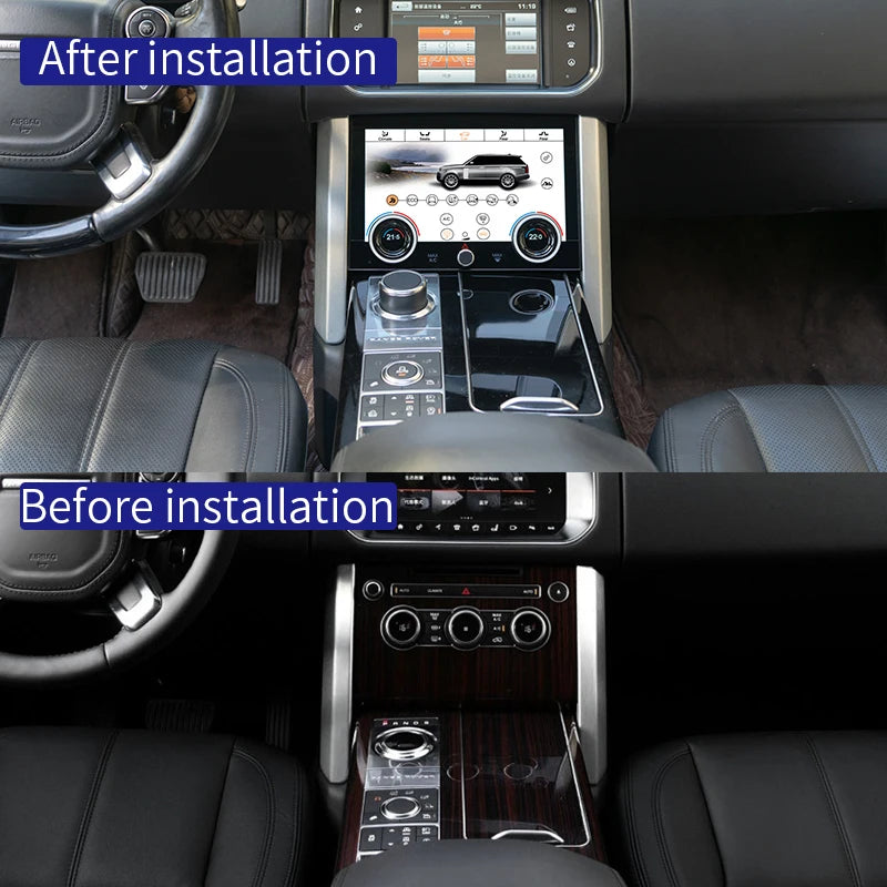 Schermo LCD Touch HD da 9 pollici  per Land Rover Range Rover Vogue 2013-2017 Pannello di controllo del clima AUTMSCRNC2