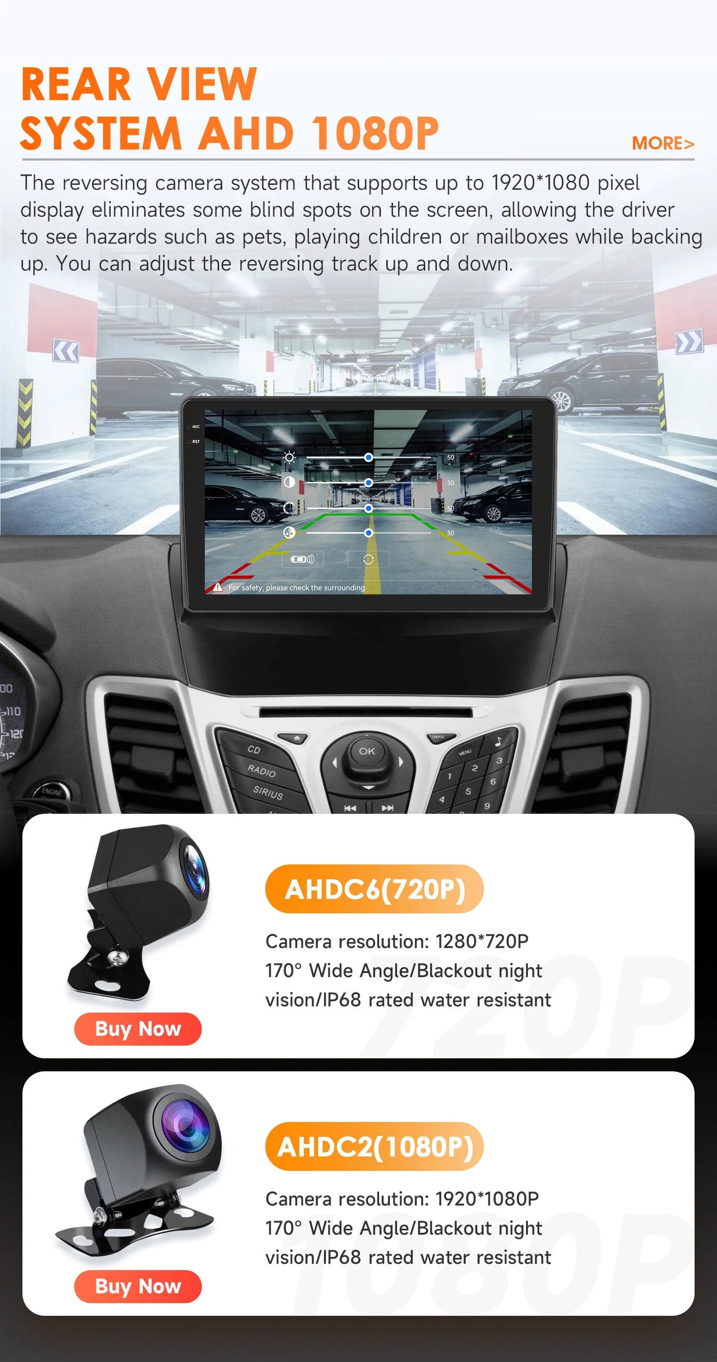 Ford Fiesta 2009-2017 9" Android 14 Carplay Android auto wireless wifi bt gps 4g  AUTMQZ61
