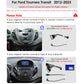Ford Transit Tourneo / Ford B-Max 2012-2023 9,7" Android 14 Carplay Android auto wireless wifi bt gps 4g AUTM1KTA