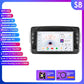 Mercedes Benz CLK C209 W209 W203 W463 W168 Viano 7" Android 14 Carplay Android auto wireless wifi bt gps 4g  AUTM3WB7