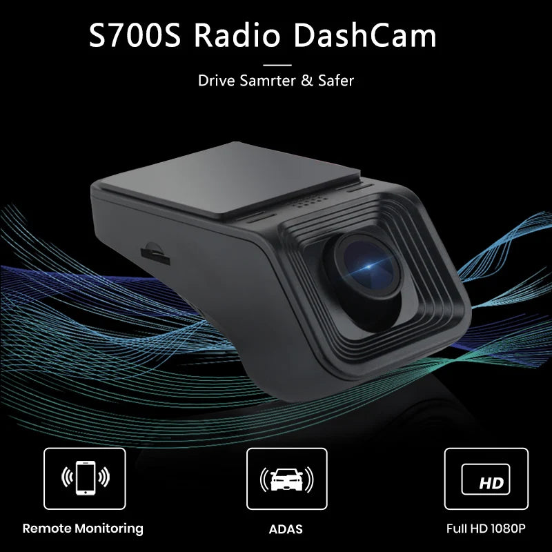 Dashcam ADAS Mini telecamera  DVR HD LDWS registratore video digitale automatico Dash Cam per lettore multimediale Android AUTMDVR01