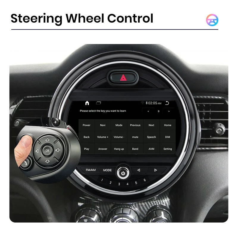 MINI F55 F56 NBT 2014-2017 Wireless Carplay Android Auto Radio RDS WIFI BT GPS  Multimedia AUTMMINON2