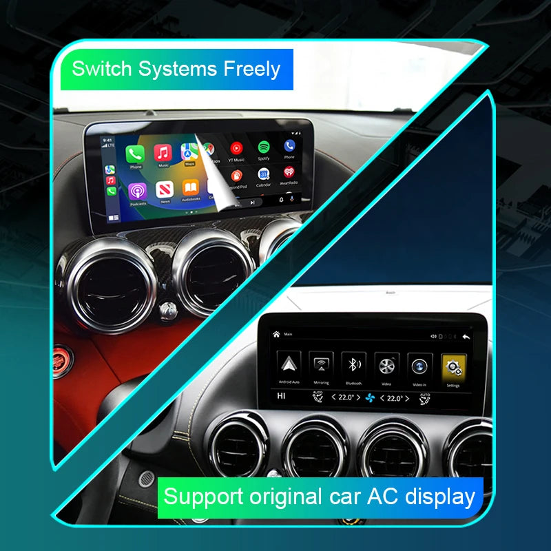 Mercedes Benz GT R 2019 Wireless CarPlay Android Auto  Mirror Link AirPlay Navigation GPS AUTMBGTR