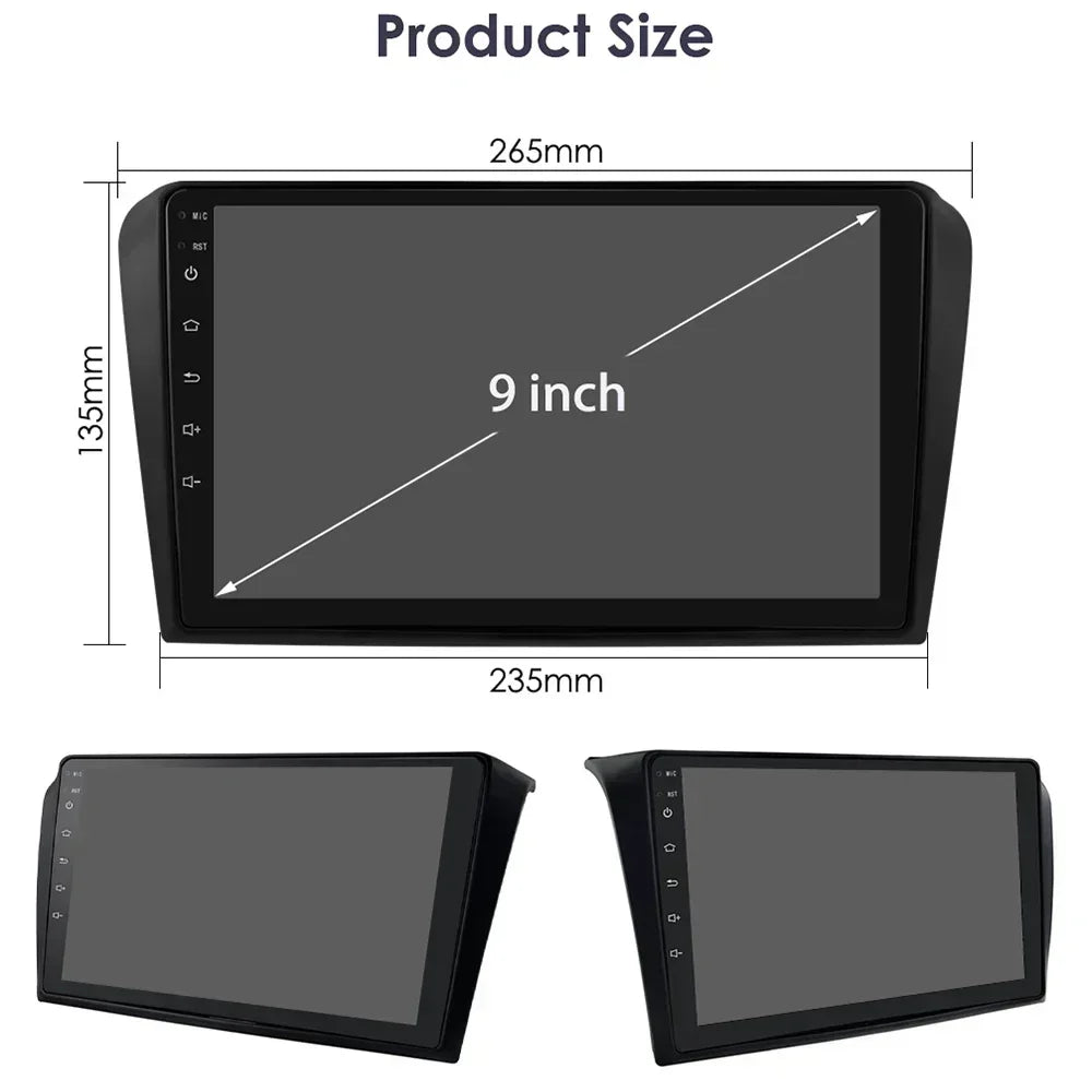 Mazda 3 2004-2009 9" / 10,33"  Android 14 Carplay Android auto wireless wifi bt gps 4g AUTMZAMD3