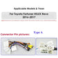 Toyota Fortuner HILUX Revo 2016 -2022  9.7" Android 14 Carplay Android auto wireless wifi bt gps 4g AUTMHXLFT