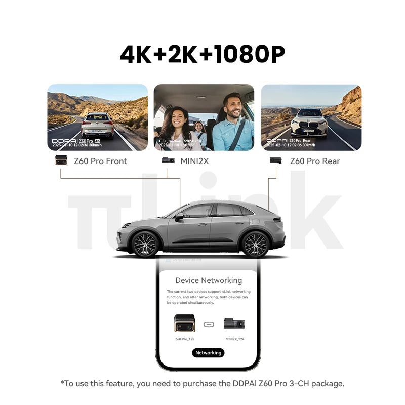 4K Dash Cam Z60 Pro HDR anteriore +posteriore Camera SONY STARVIS2 678 Sensor 5GHz Wi-Fi GPS ADAS 4G DVR AUTMRGSL