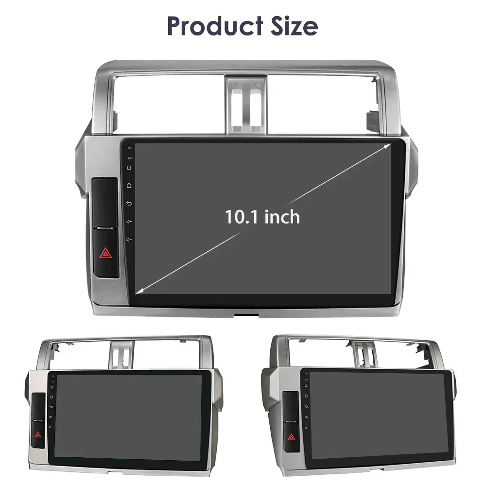 Toyota Land Cruiser Prado 150 2013 - 2017   9" Android 14 Carplay Android auto wireless wifi bt gps 4g   AUTMPRCLLT
