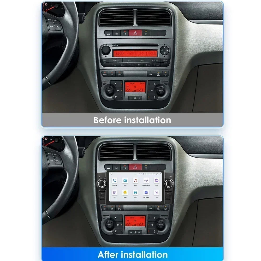 Fiat Grande Punto 7" Android 14 Carplay Android auto wireless wifi bt gps 4g  AUTMQ2E8