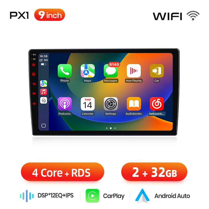 Mercedes Benz Vito 2 W639 Viano 2 2003-2015 9"  Wireless CarPlay Android Auto Wireless Radio rds   4G WiFi GPS bluetooth   AUTMRXYE