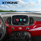Fiat 500/Abarth 500 (2016-2019) 7 pollici Octa Core 4+128GB Global 4G Carplay Android auto Wireless BT GPS WIFI USB IAH74500FL