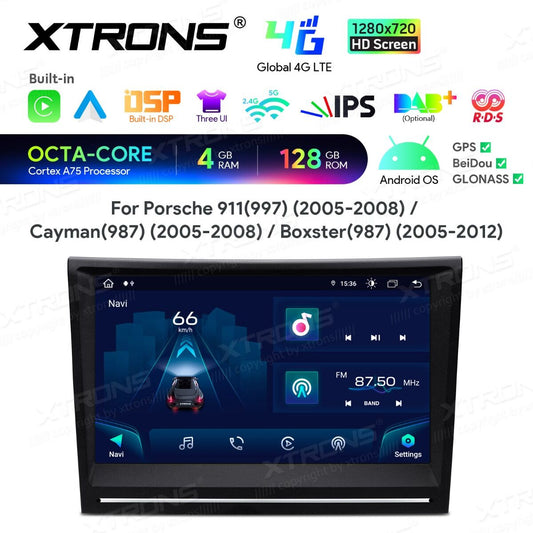 Porsche 911 /Cayman /Boxter 2005-2012 8" HD Android 14 Octacore  4/128 GB   Wireless CarPlay Android auto wifi bt GPS Radio IAH84CMPL