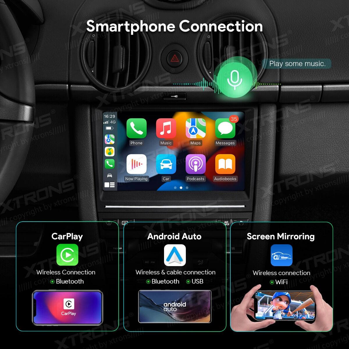 Porsche 911 /Cayman /Boxter 2005-2012 8" HD Android 14 Octacore  4/128 GB   Wireless CarPlay Android auto wifi bt GPS Radio IAH84CMPL