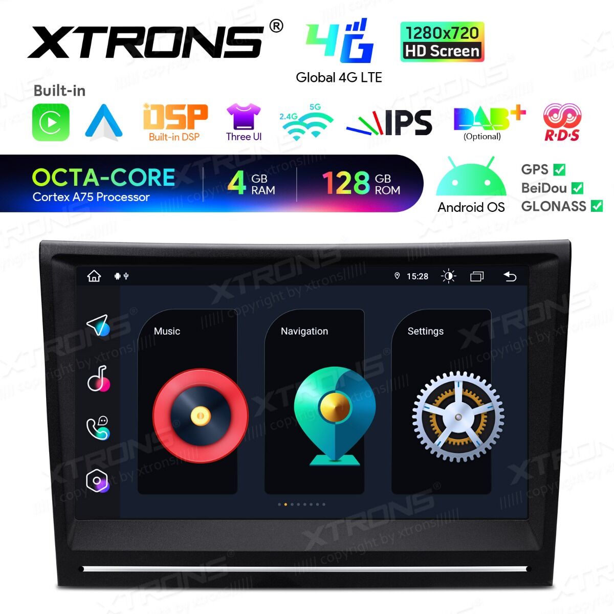 Porsche 911 /Cayman /Boxter 2005-2012 8" HD Android 14 Octacore  4/128 GB   Wireless CarPlay Android auto wifi bt GPS Radio IAH84CMPL