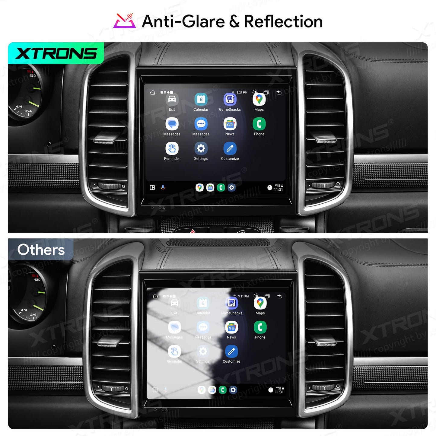 Porsche Cayenne 92A o E2 con sistema PCM 3.1 2010-2016  8,4" 4GB RAM 128 ROM Octacore Carplay / Android auto Wireless GPS WIFI BT IAH84KYPT