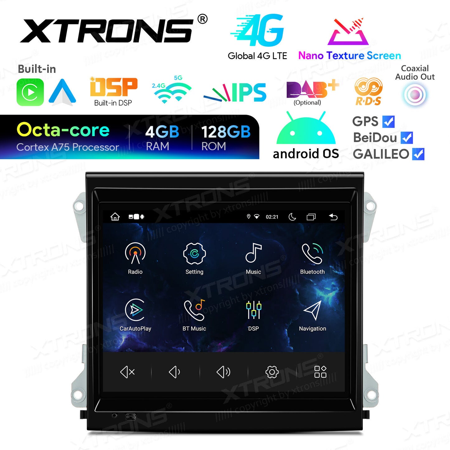 Porsche Cayenne 92A o E2 con sistema PCM 3.1 2010-2016  8,4" 4GB RAM 128 ROM Octacore Carplay / Android auto Wireless GPS WIFI BT IAH84KYPT