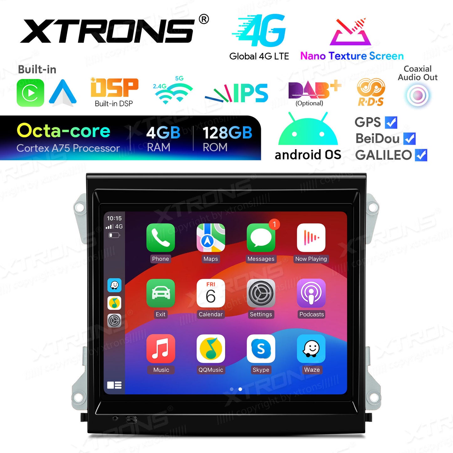 Porsche Cayenne 92A o E2 con sistema PCM 3.1 2010-2016  8,4" 4GB RAM 128 ROM Octacore Carplay / Android auto Wireless GPS WIFI BT IAH84KYPT