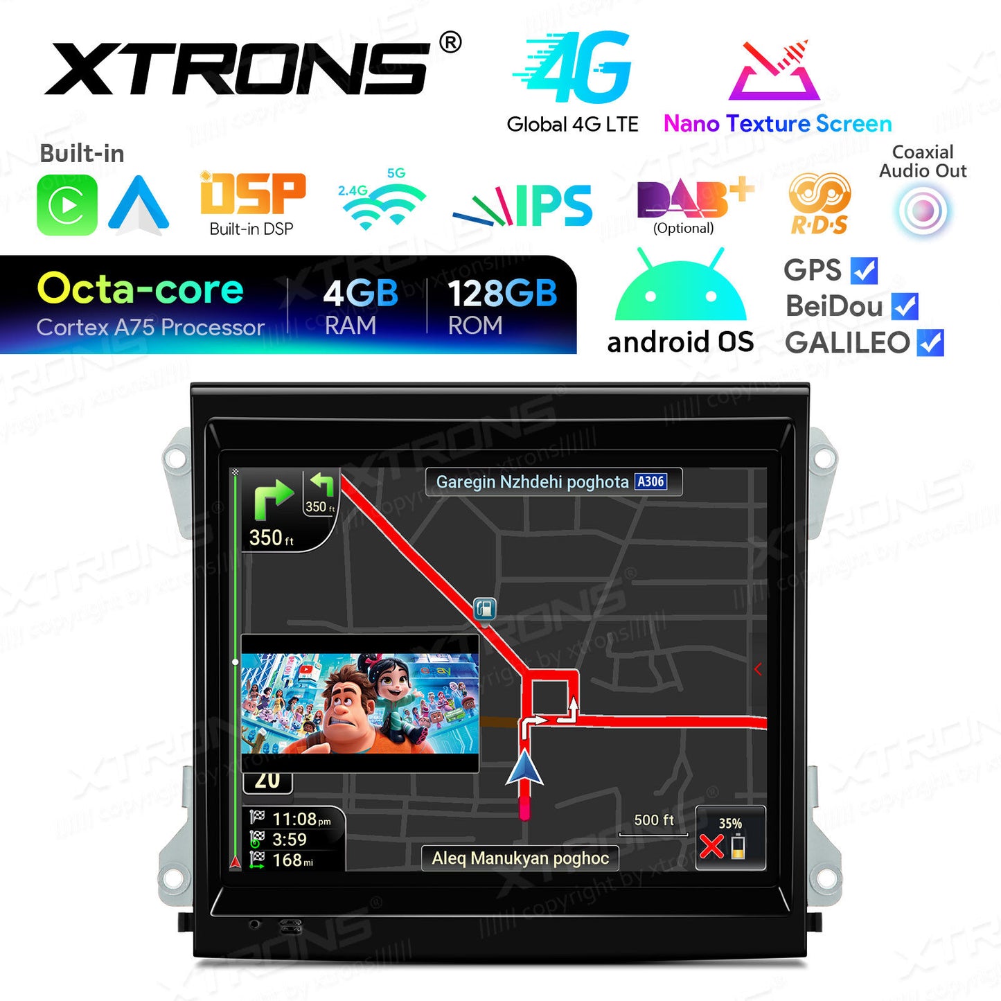 Porsche Cayenne 92A o E2 con sistema PCM 3.1 2010-2016  8,4" 4GB RAM 128 ROM Octacore Carplay / Android auto Wireless GPS WIFI BT IAH84KYPT