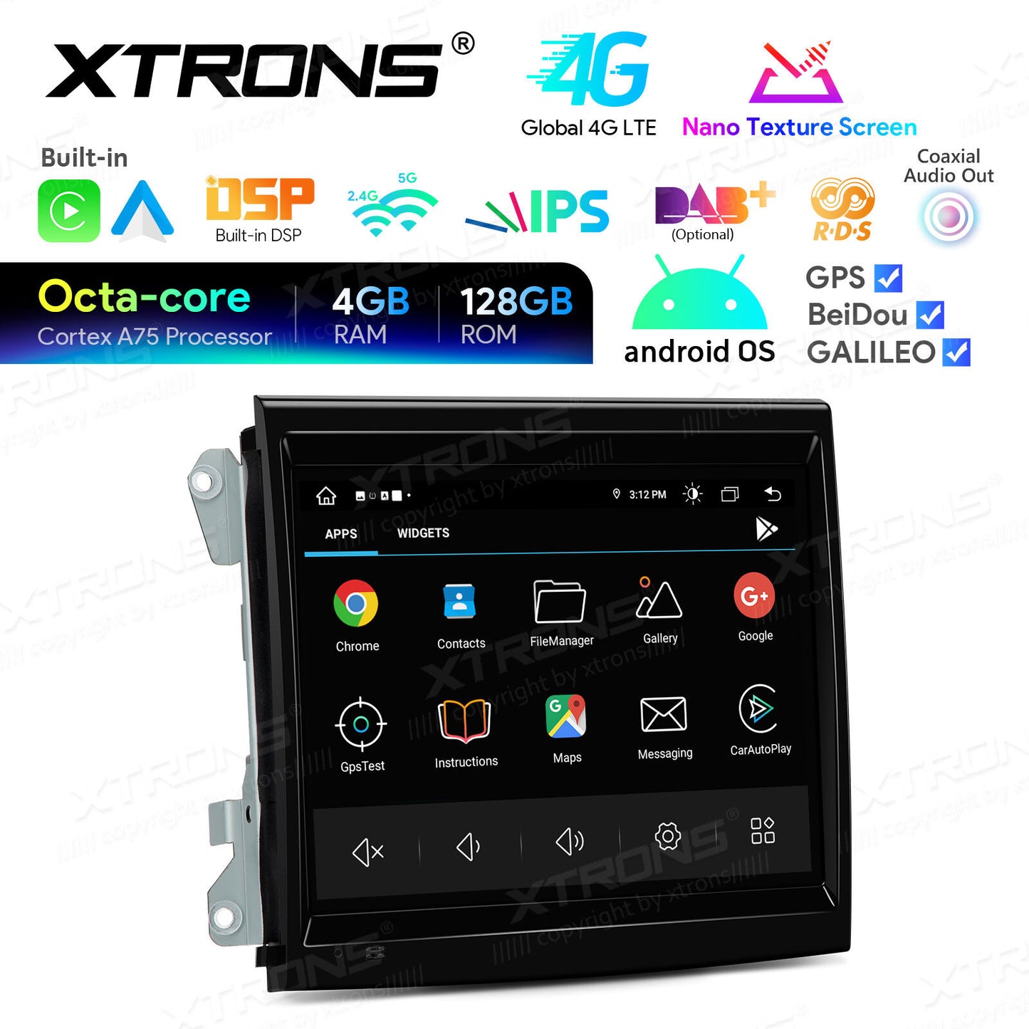 Porsche Cayenne 92A o E2 con sistema PCM 3.1 2010-2016  8,4" 4GB RAM 128 ROM Octacore Carplay / Android auto Wireless GPS WIFI BT IAH84KYPT