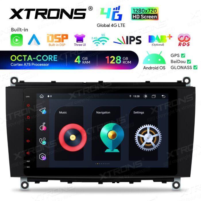 Autoradio Android da 8 pollici per Mercedes-Benz Classe CLK | Apple CarPlay e Android Auto | IAH84M209SL