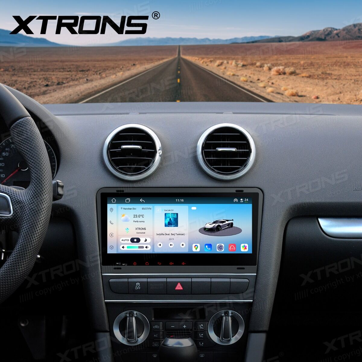 Audi A3/S3/RS3 8,8"  Android 14 | 8-Core, 4 GB di RAM, 64 GB di SSD | CarPlay wireless e Android Auto | Doppio Bluetooth e inclinometro | IM84A3AH
